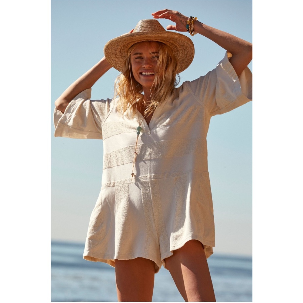Free People Beach Charlton Romper in Tea size XS